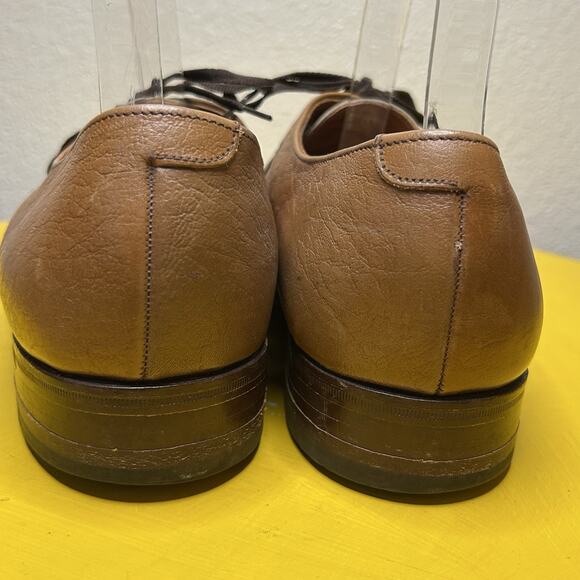 loake bros Fontwell brown leather dress shoes Formal Wear men’s Size 8.5 EEE - Picture 4 of 16